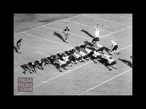 RARE FILM FOOTAGE COLLEGE FOOTBALL 1938 - Oklahoma Sooners vs Washington State. Norman Oklahoma