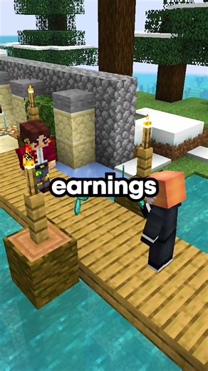 This Player Became Rich With the Smallest Farm on my Minecraft Server #minecraft #server #smp