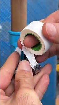 How to make a pipe plug
