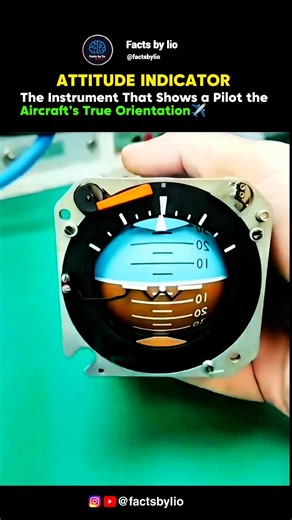 Attitude Indicator: The Instrument That Shows a Pilot the Aircraft’s True Orientation😱