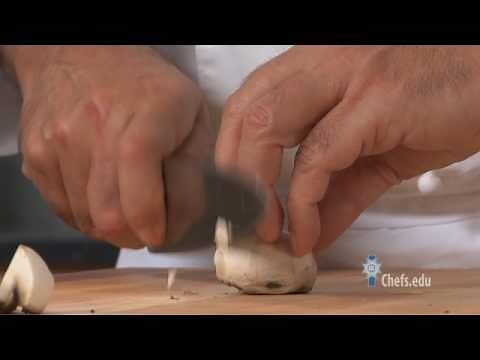 How to Peel and Cut Mushrooms