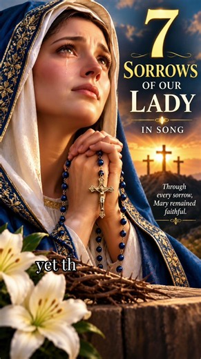 When Your Heart Is Heavy, Pray This 🙏 | Seven Sorrows of Our Lady #Shorts