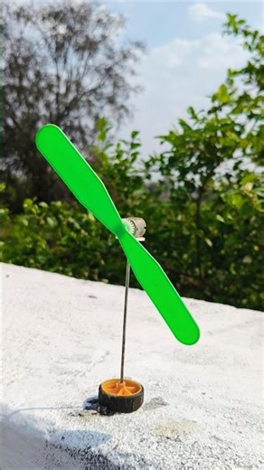 mini Pawan chakki । छोटी पवन चक्की #dcmotor