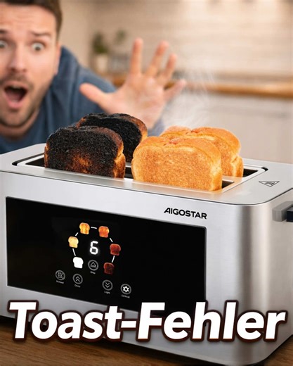 Endlich ein Toaster für dicke & dünne Scheiben. Lange, breite Schlitze & Touch-Display für deinen Morgen. Jetzt im TikTok Shop entdecken. #tiktokshopde #toaster #küchenhelfer #küchengeräte #frühstück ℹ️ Video teilweise mit KI erstellt.