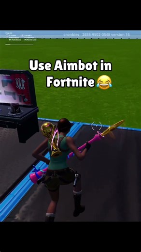 Fortnite creative map to use aimbot #fortnite #fortnitememes #aimbot