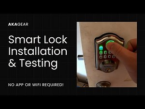 Finally, a Cost Effective Smart Lock That Works Without Internet! AKAGear Smart Door Lock