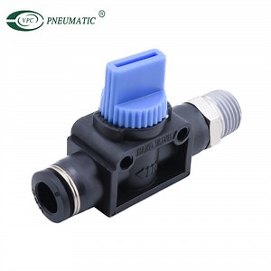 [Hot Item] Vhvfs Three-Way Pneumatic Shut-off Valve Fitting