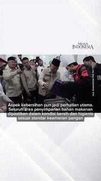 Menhaj Tinjau Langsung Dapur Haji, pastikan Kebersihan dan Kualitas Makanan Terjaga