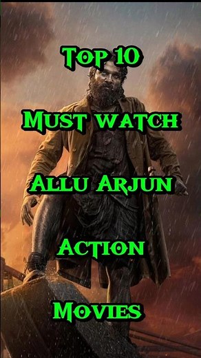 Allu Arjun's top 10 movies Hindi dubbed. New South Indian movies in Hindi #alluarjun #movie#south