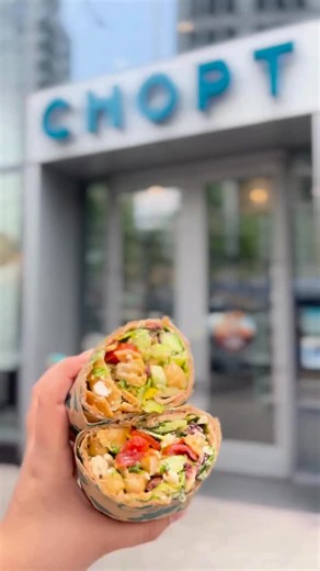 When a classic salad becomes an iconic wrap  | Chopt Creative Salad Co. | Facebook