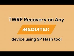 How to Install TWRP Recovery on any Mediatek Device using SP Flash tool