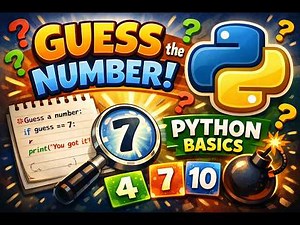 Python Basics: Build a Fun Number Guessing Game!