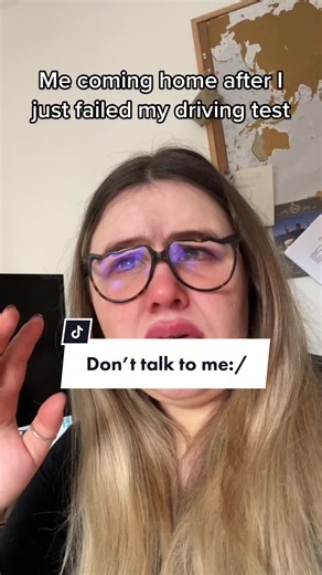 It’s a painful time… Anyone else relate to this?? #faileddrivingtest #donttalktome #drivingtest #upset #failed #family #foryou #trending
