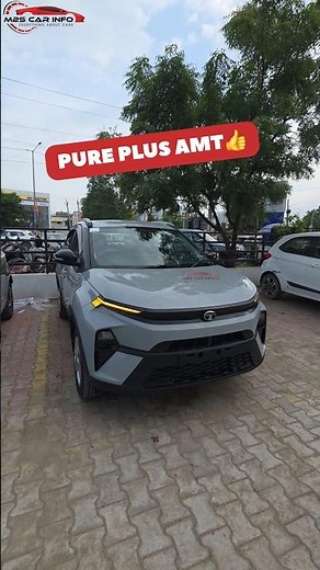 Tata Nexon Pure Plus AMT👍!! Pure Grey Colour | Petrol Automatic | Most VFM | 2nd Base Automatic M2S