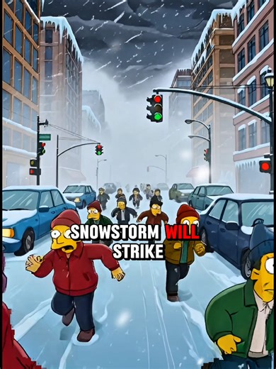 A deadly snowstorm is coming for the USA🇺🇸 #thesimpsons #simpsons #snowstorm #snow #unitedstates 🇺🇸