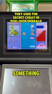 They used the secret cheat in Pokemon Emerald | ButtonDelight