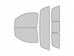 Rvinyl™ GMC Sierra 2014-2018 2 Door Regular Cab Precut Window Tint | DIY Window Tint Kit