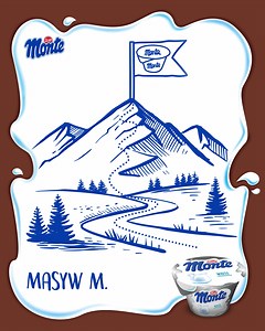 Jestem alpinistą, a moje ulubione Monte to Monte White 🤍 Przypomina mi biel śniegu na szczytach, które zdobywam. Każda łyżeczka to dla mnie porcja radości - podobnie jako dotarcie do kolejnej bazy w drodze na szczyt 🏔️ | Monte