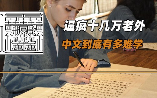 中文到底有多难学？99.999%学中文的外国人，都被中文逼疯过