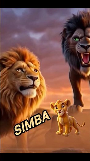 🦁 Simba 👑🔥 The King of the Savannah