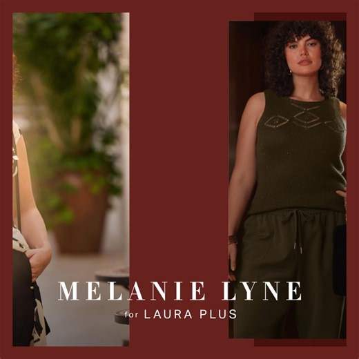 Discover Melanie Lyne for Laura Plus, an exclusive collection of bold and beautiful designs. Available in sizes X-3X / 14-24. | Laura Canada