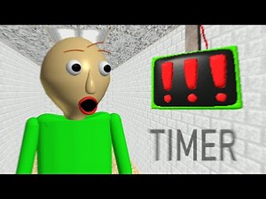 Baldi's Basics No Time Left! (V1.4.3 Mod)