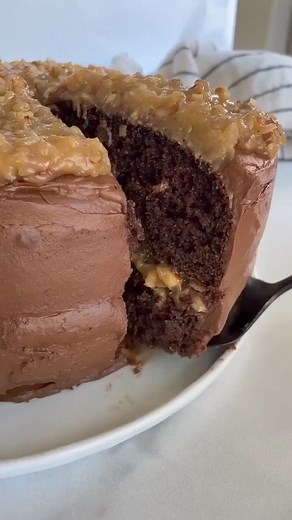 85K views · 2.5K reactions | Mom's famous German Chocolate Cake recipe!  This cake is the MOST amazing, super moist, and decadent treat you'll ever taste. It's a family favorite and stays good for days. Don't miss out! | Tastes Better From Scratch | Facebook