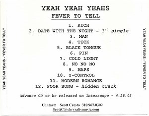 Yeah Yeah Yeahs - Fever To Tell