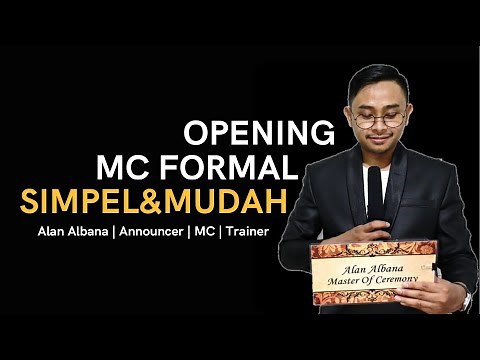 Tips Opening MC Formal - Alan Albana #mcformal