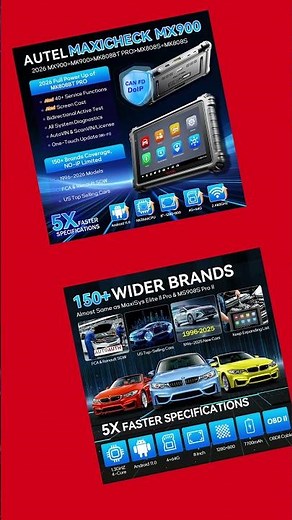 New Model!Autel MaxiCheck MX900 Five-Year Updates #automobile