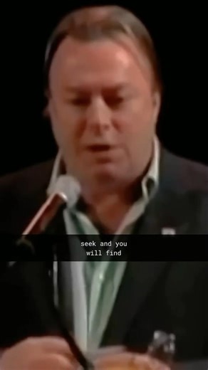 Hitchens — We are pattern-seeking mammals