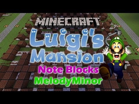 Luigi's Mansion Main Theme | Note Blocks Song | PC, XBOX, PS3 | [Requested]
