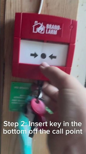 How to change the glass in a KAC fire alarm call point.#firealarm