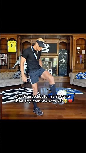 Marlon prepares for his Streamer University Interview 😭 #marlon #mar3lg #twitchclips #shorts