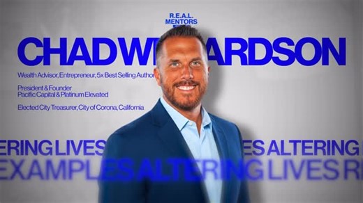 REAL Mentors on Instagram: "@chad.willardson went from top 2% at Merrill Lynch, speaking on Wall Street stages, to walking away from the corporate “matrix” to build a life where family and freedom come first. Today, he’s the founder of Pacific Capital, a fiduciary wealth advisory firm serving entrepreneurs and families, a five-time author, and a leading voice challenging the hustle culture with a new framework: work-life integration. Raised with strong family and faith values but no entrepreneur