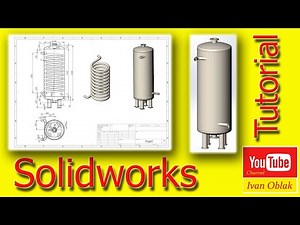 Solidworks - Assembly - Tutorial 0118 - Heat exchanger