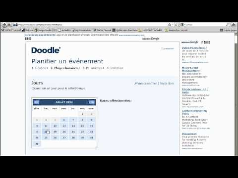 Créer un sondage avec Doodle