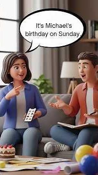 Easy English Conversation for Beginners Planning a Surprise Birthday Party A2 Level #english