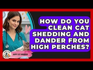 How Do You Clean Cat Shedding And Dander From High Perches? - Happy Cat Handbook