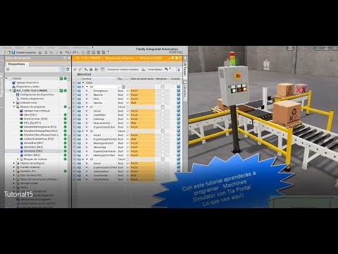 EasyPLC 15. Machines simulator-Tia Portal 02