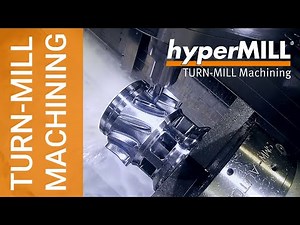 hyperMILL TURN-MILL Machining: Demo Part | Okuma