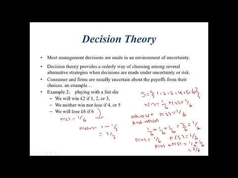 Probability application in Decision Making