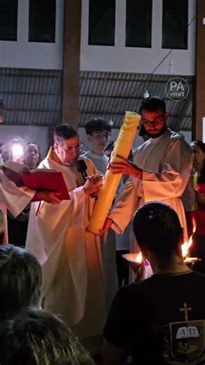 Vigília Pascal na Igreja Nossa Senhora Aparecida em Pouso Alegre
