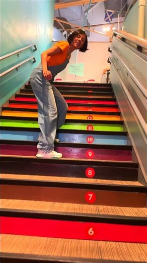 Christina Is ready to count EVERY step 😱 #123andres #kidssongs