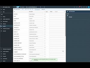 Create a live datamodel in SAP Analytics Cloud from SAP Sports One