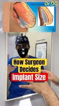 Ever Wondered How Silicone Size is Decided? Breast Implant Volume. Dr.DC, Plastic Surgeon | India