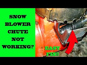 Noma or Murray Snowblower Chute Repair