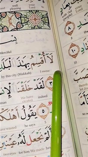 Surah Al Balad | #ماهر_المعيقلي #surahalbalad #quranrecitation #islamicshorts #makkah #القرآن