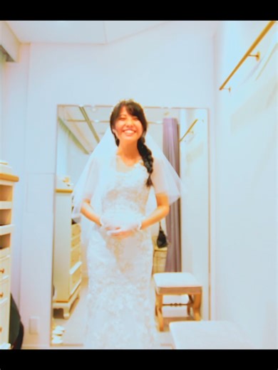 【プレ花嫁】はじめてのウエディングドレス試着で付き合いたてのようなドキドキ感。【結婚式準備】01