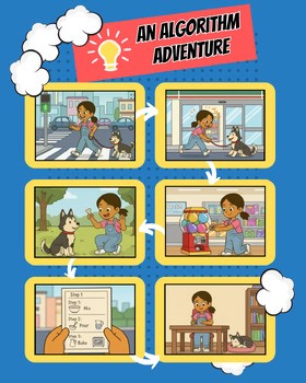 Algorithm Adventure Lesson 1 Bundle | Grades 4-6 | AI Literacy